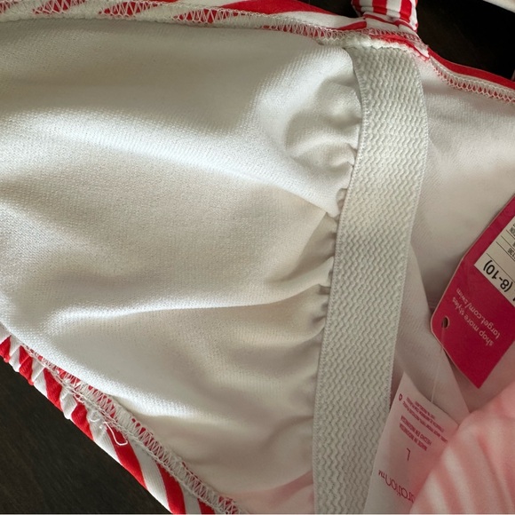 NWT Striped One Piece Swimsuit - Picture 4 of 8